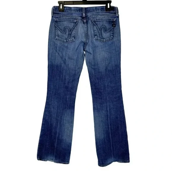 Y2K Citizens of Humanity Low Waist Bootcut Flared Jeans 28 Blue Margo085 Stretch - Picture 2 of 10